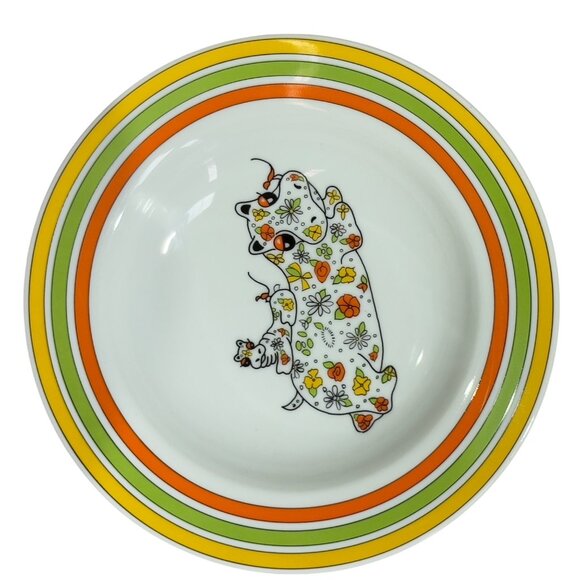 Set Of 4 Zoophisticates By Gant Gaither Bowls Animal Design Porcelain 8.25 Inch - Picture 10 of 12